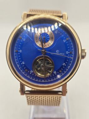 Constantine Weisz 42mm Rose Gold Plated Open Heart Automatic Watch. #166/400